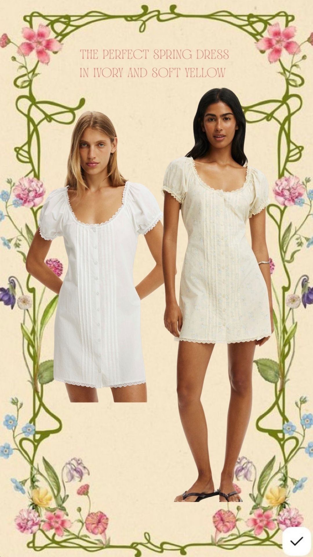 The perfect pointelle spring dress in 2 colors #eyeletdress #springfashion 
