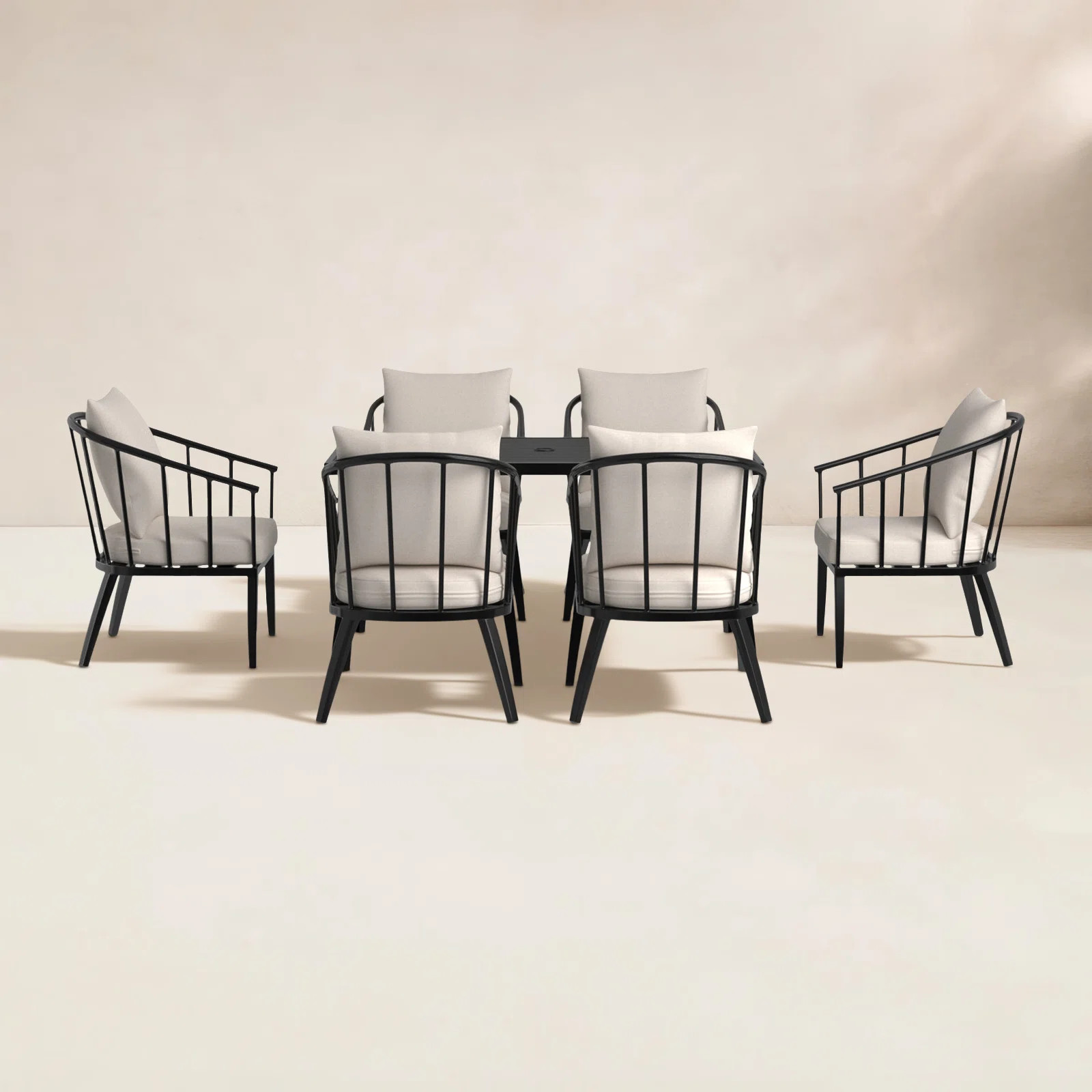 Serena 6-Person Outdoor Dining Set | Birch Lane