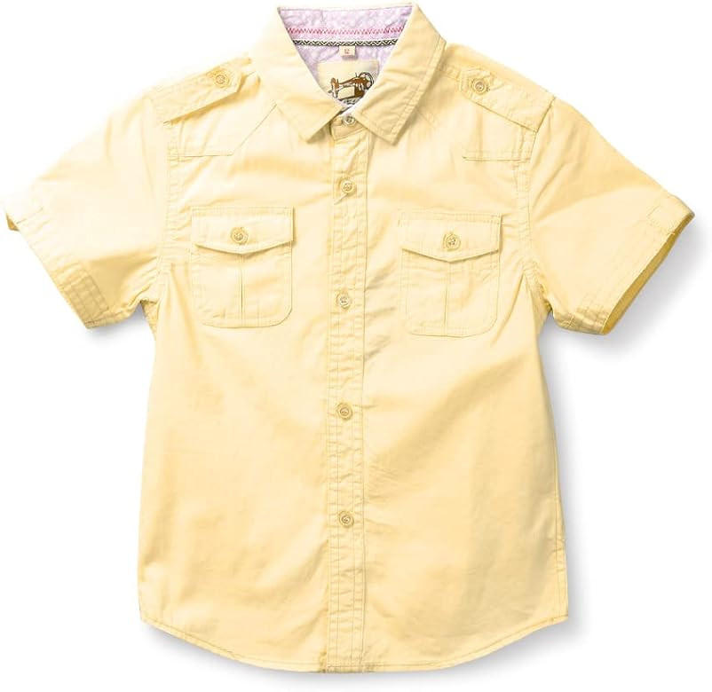 Phorecys Boys' Men's Short Sleeve Cotton Shirt 12Months-XXL | Amazon (US)