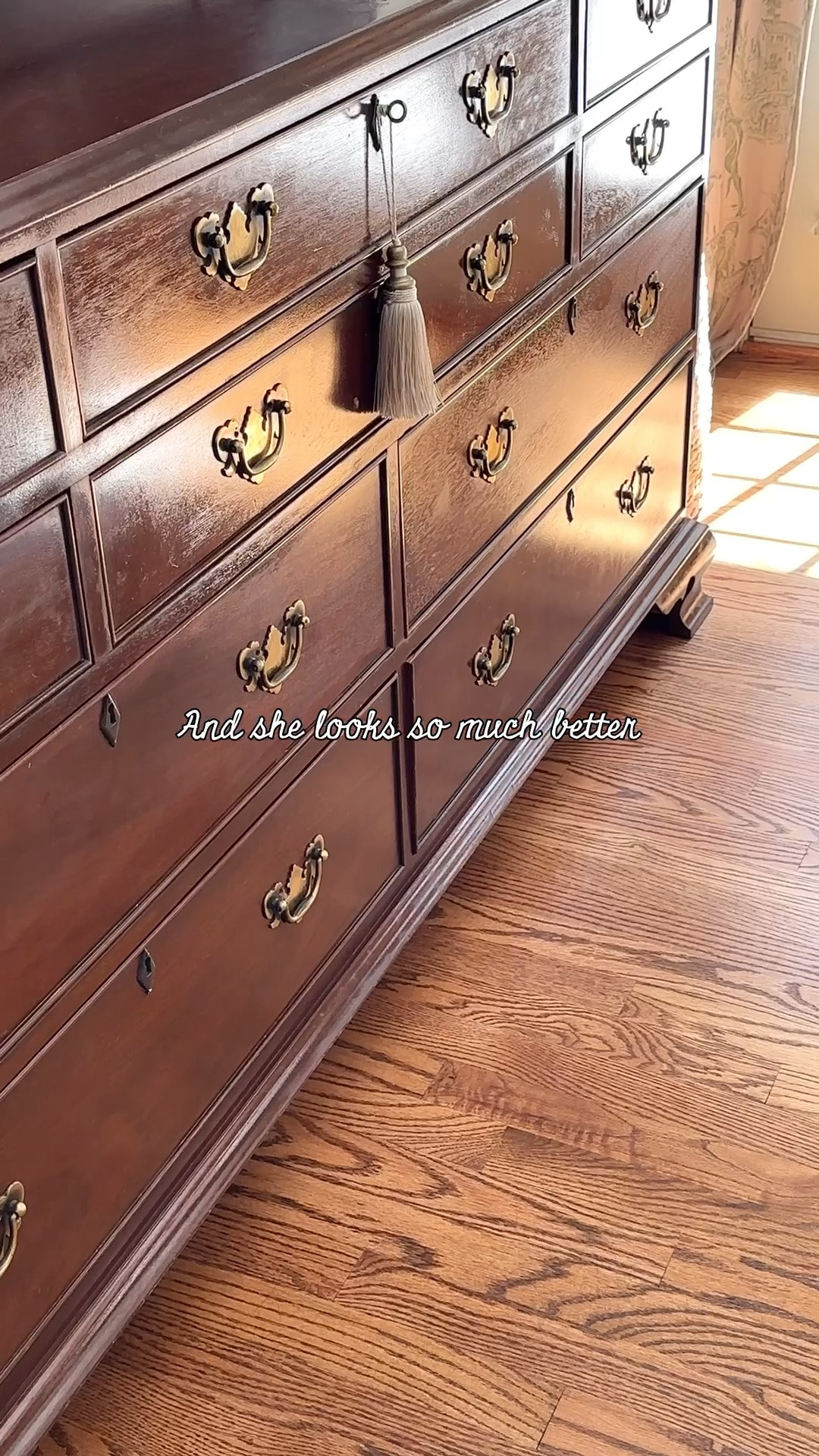 I bought a vintage Chippendale mahogany dresser for $65! Let’s clean her up a bit.🧽🫧

#LTKHome