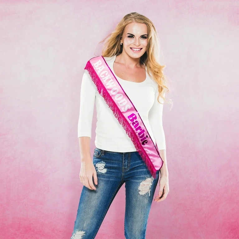 Dolly Parton Pink Backwoods Barbie Sash | Walmart (US)