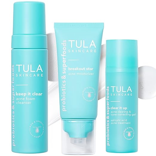 TULA Skin Care Acne Heroes Level 3 Acne Clearing Routine - An Effective, Gentle, and Complete Acn... | Amazon (US)