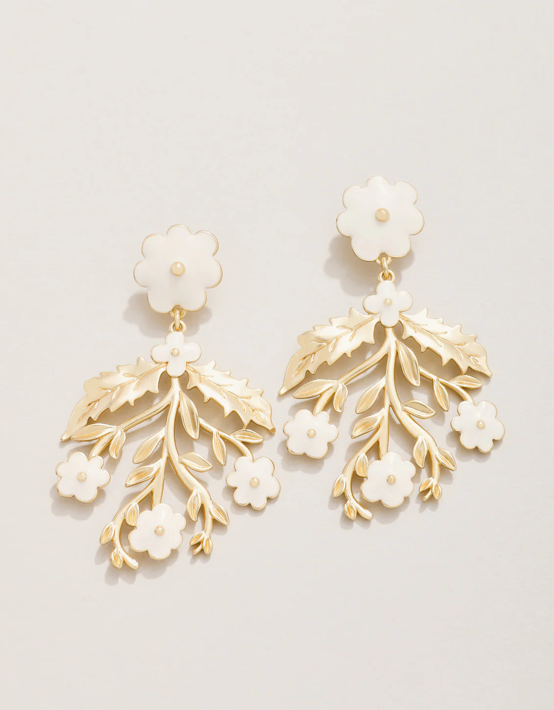 Delphinium Earrings Cream | Spartina 449