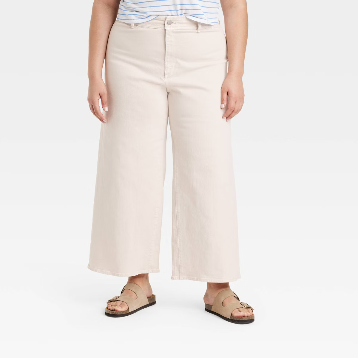 Women's High-Rise Sailor Wide Leg Ankle Jeans - Universal Thread™ | Target