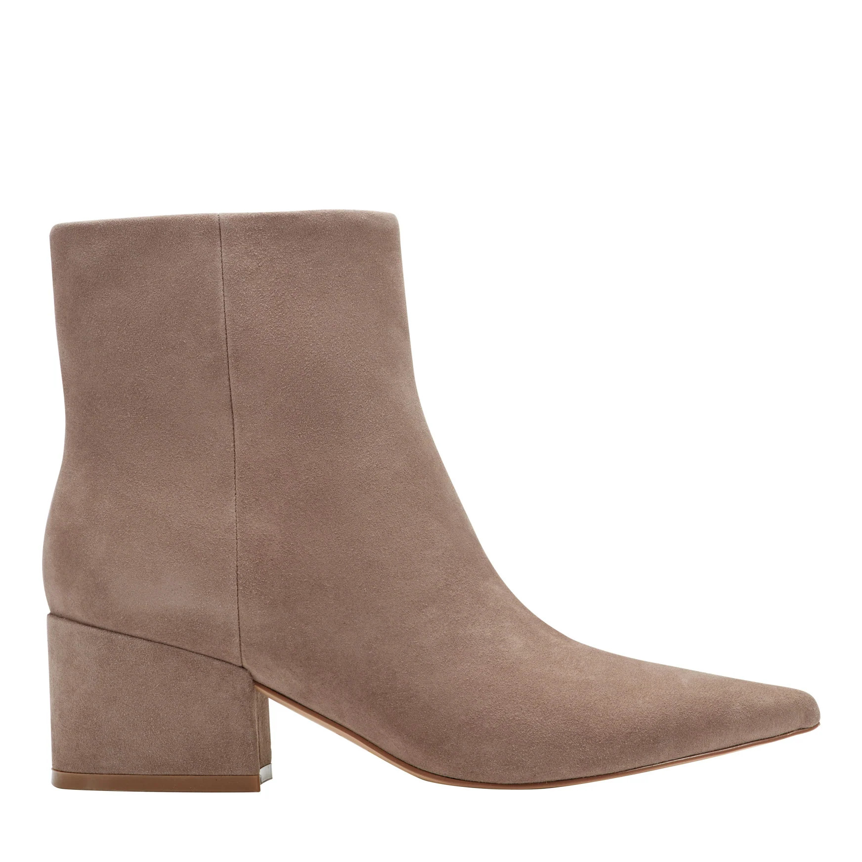 Alfie Block Heel Leather Ankle Bootie | Marc Fisher