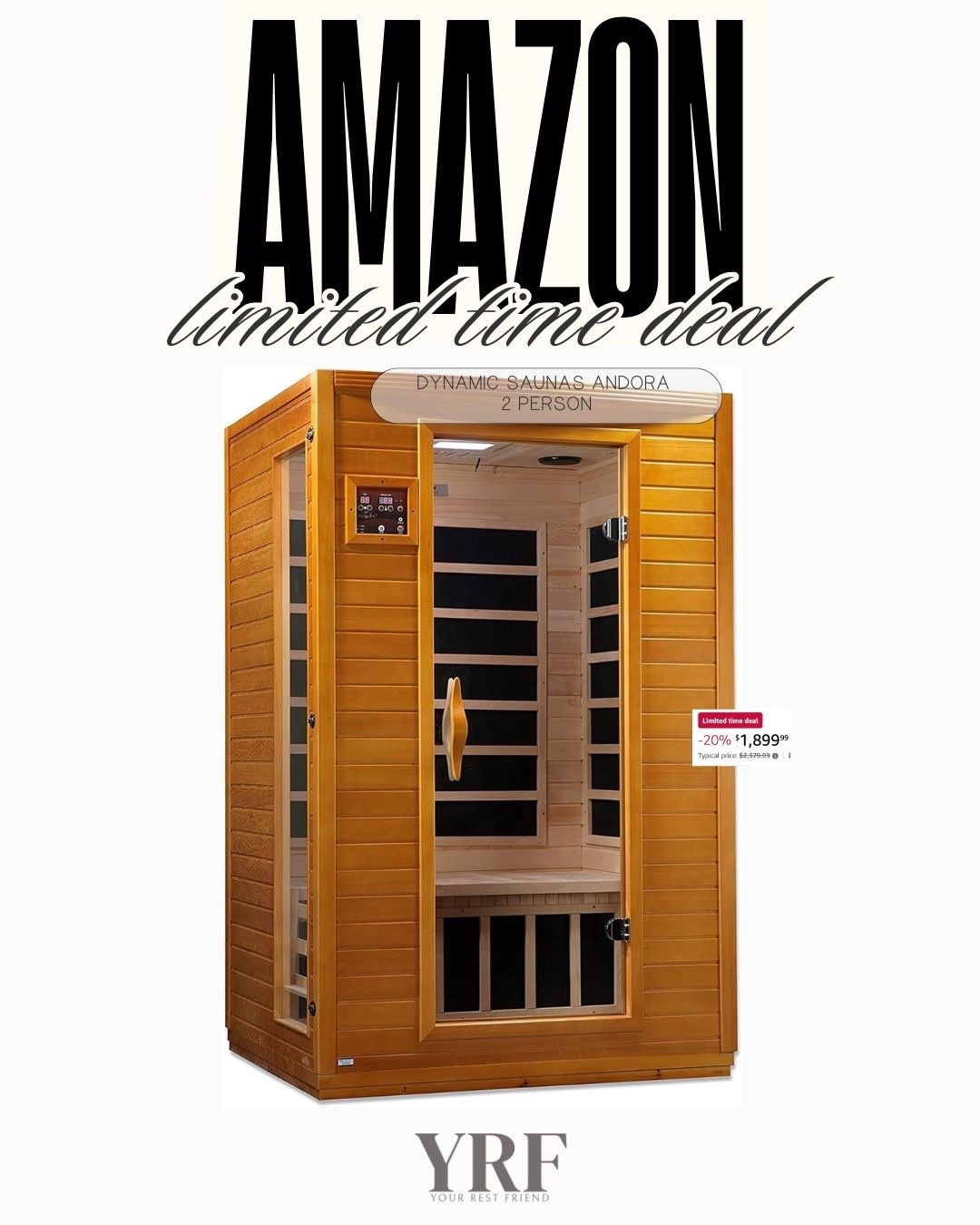 Limited-time deal on a 2-person dynamic sauna with red light therapy. A powerful wellness upgrade for relaxation, recovery, and everyday self-care—all from the comfort of home.

#HomeSauna #RedLightTherapy #WellnessAtHome #AmazonDeals #LimitedTimeDeal #LTKFinds #LTKWellness #SelfCareEssentials #RecoveryTools #HomeWellness #AmazonFinds #LTKDeals #WellnessUpgrade


#LTKSaleAlert #LTKHome #LTKBeauty