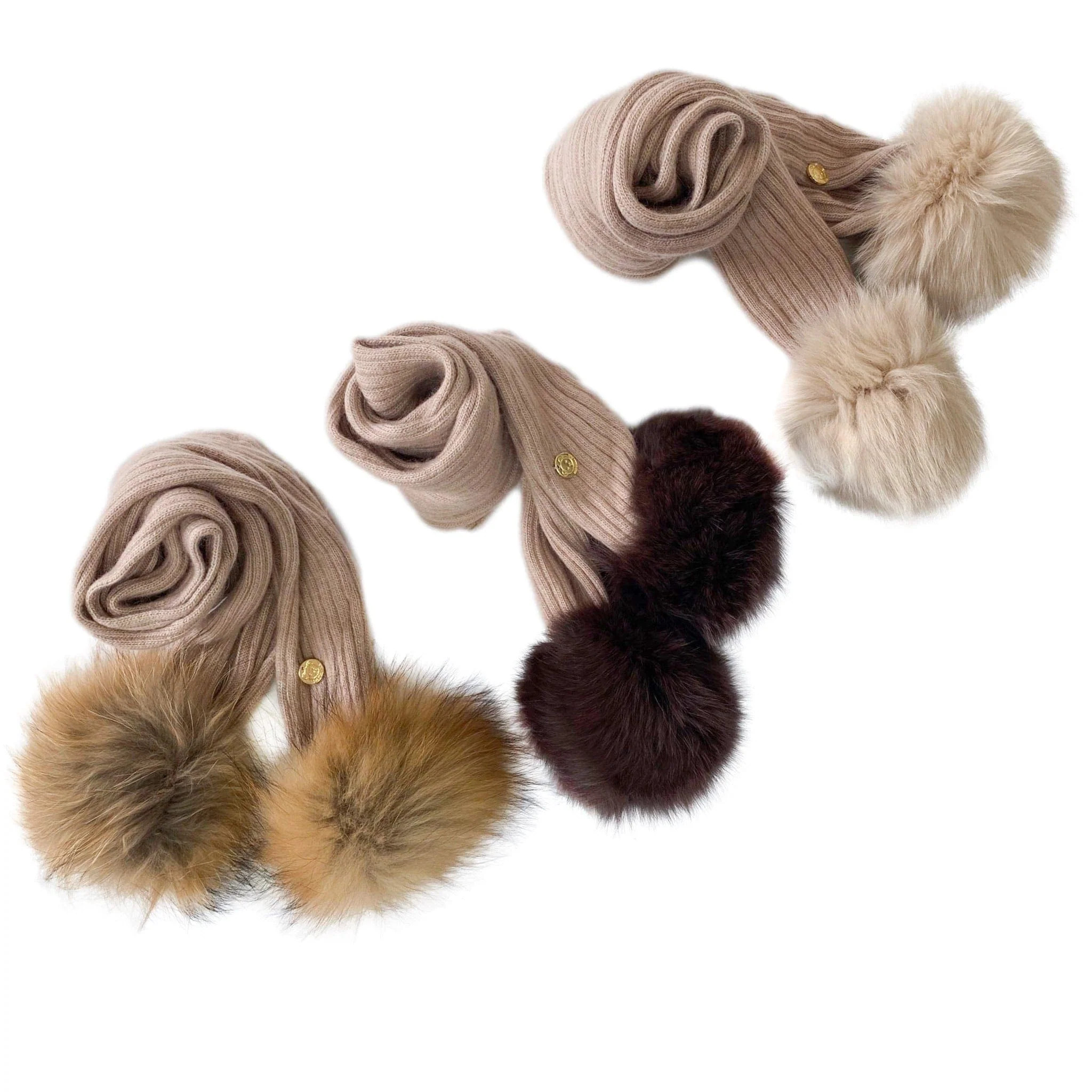 Misha Oversized Ribbed Angora Scarf | petite maison kids