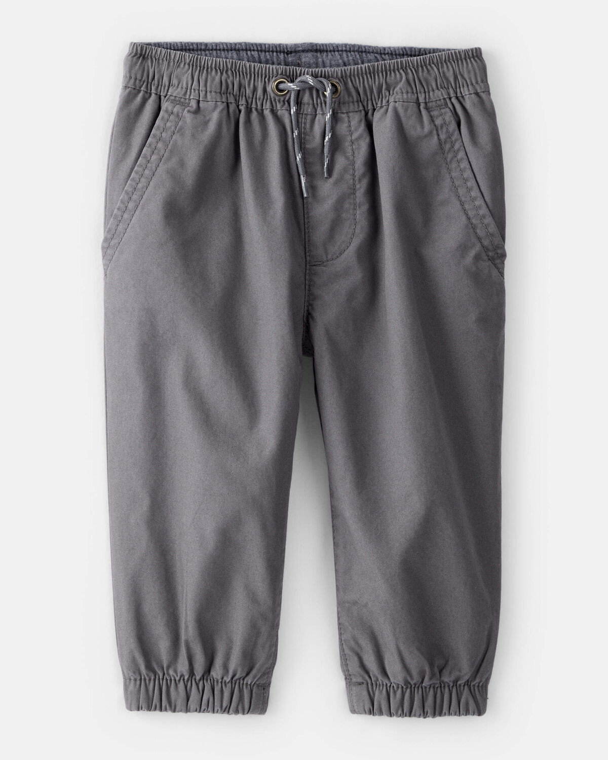 Baby Boy Lined Joggers - Grey | Carter's Inc