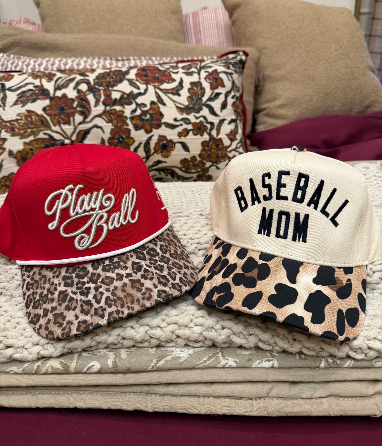 Cutest hats for the ball field! 