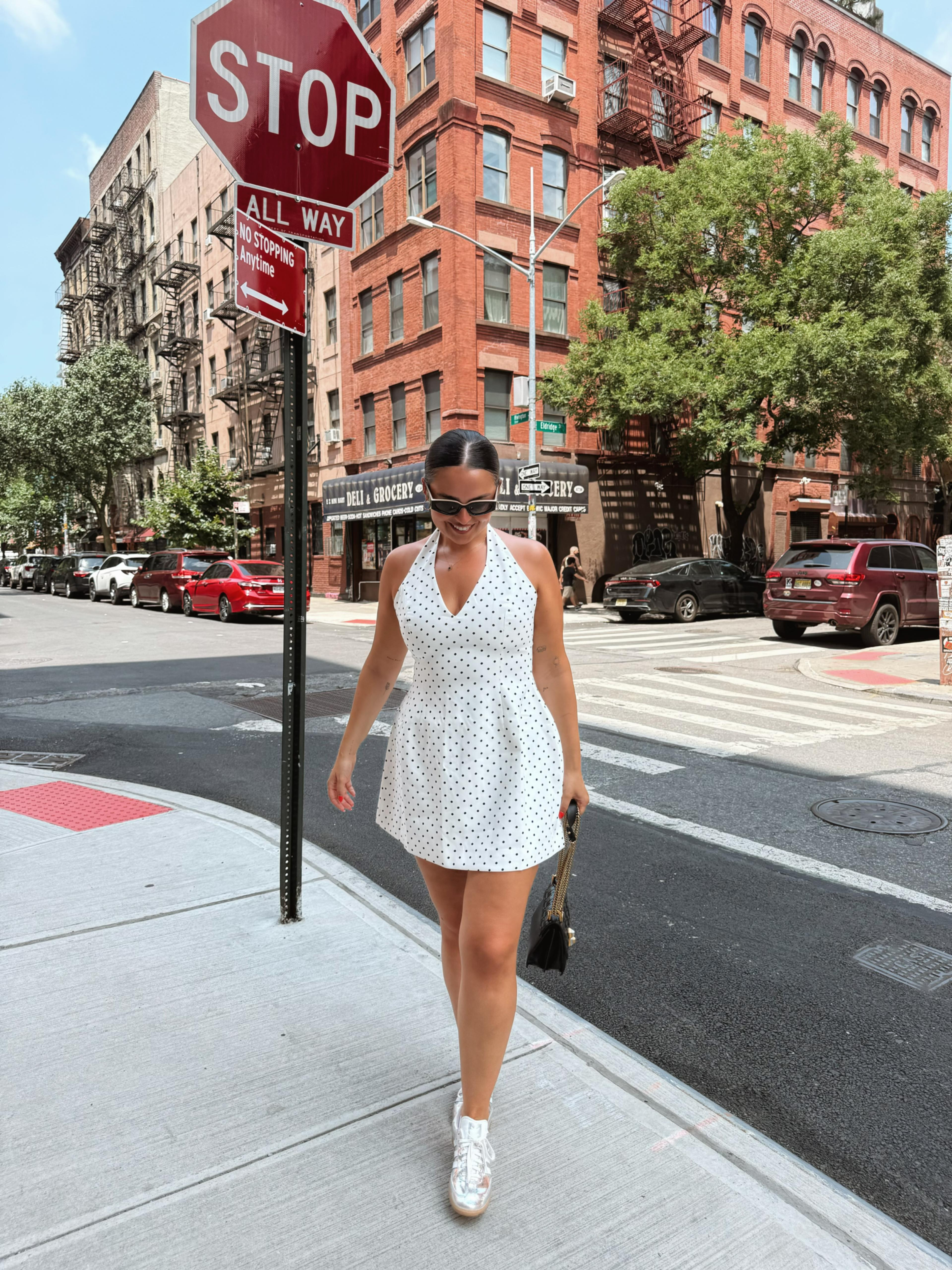 Odd Muse polka dot mini dress 🤍

Summer outfit, summer dress, holiday dress, party dress, halter neck dress 

 #LTKsummer #LTKwedding #LTKpartywear