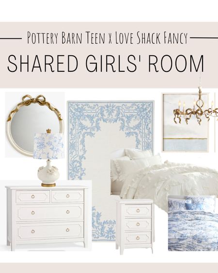 One of my favorite rooms I've ever styled... the sweet blue bedroom that I designed with the Pottery Barn Teen and Love Shack Fancy collection!  

Not just for the boys, blue is back in a big way for our girls!  

#girlsbedroom #girlsroom #sharedbedroom 

#LTKkids #LTKhome #LTKfamily