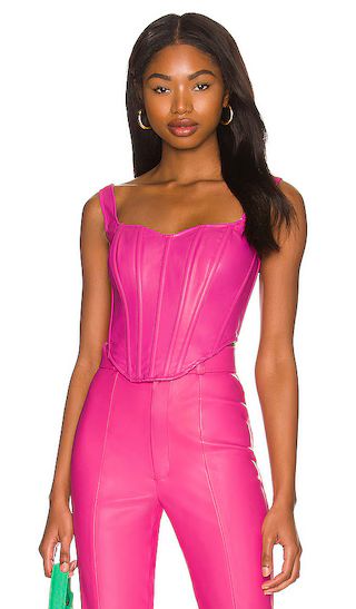 Faux Leather Corset Bustier
                    
                    Bardot | Revolve Clothing (Global)