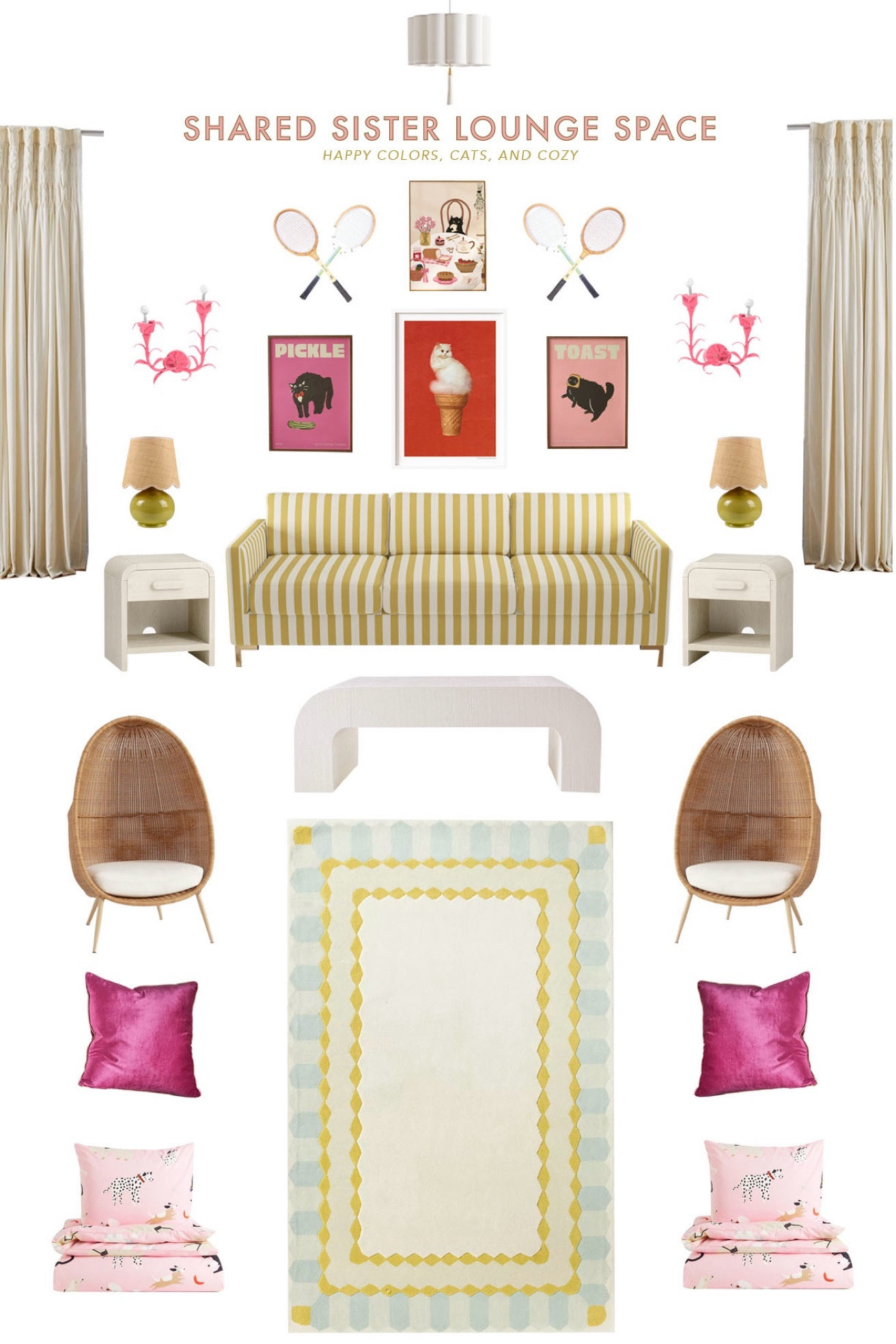 A lounge space perfect for sisters, tweens, teens, or even yourself!💕✨

#LTKkids #LTKhome #LTKfamily