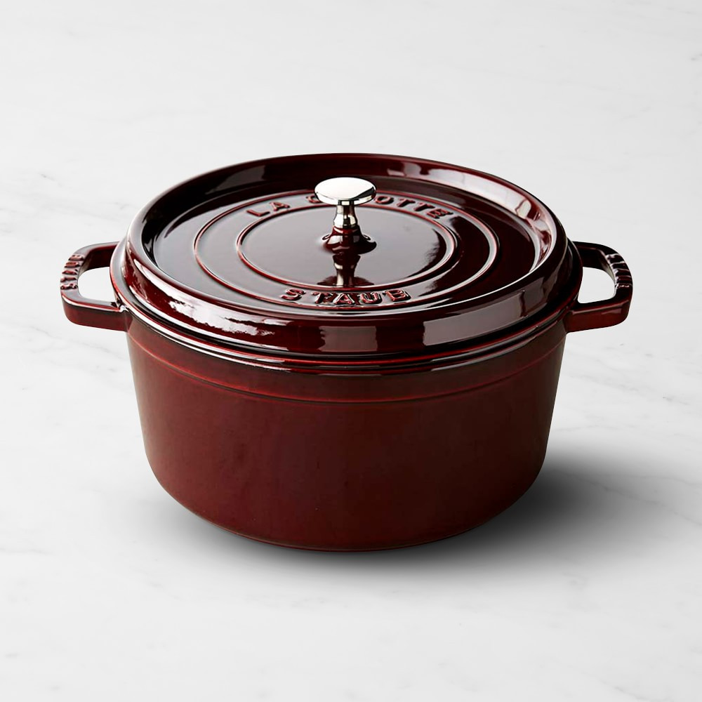 Staub Enameled Cast Iron Round Dutch Oven, 7-Qt. | Williams-Sonoma