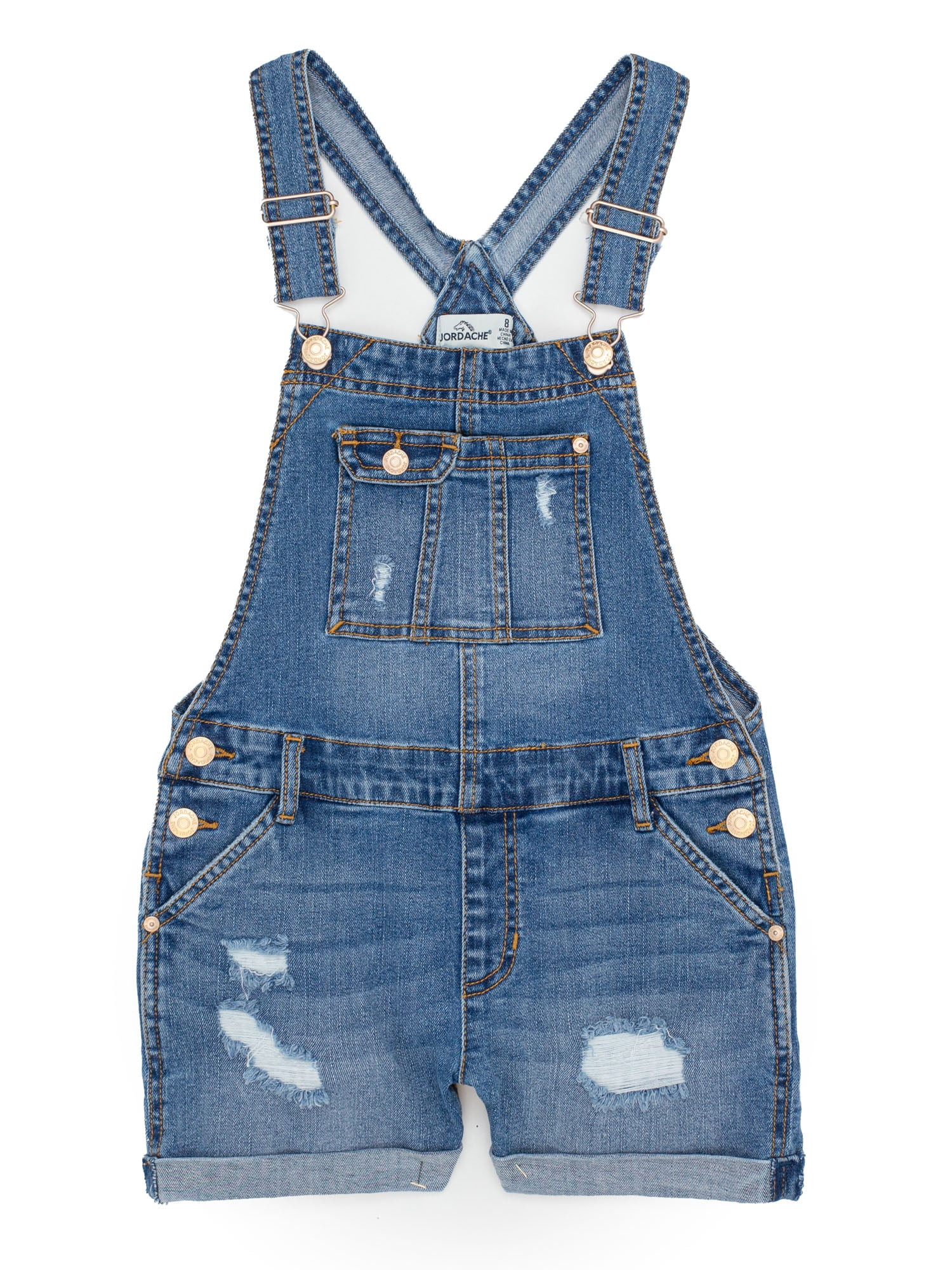 Jordache Girls Boyfriend Shortall Sizes 4-18 | Walmart (US)