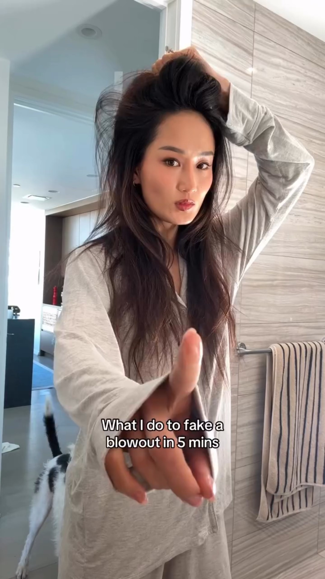 Lazy/busy girl blowout in 5 mins. #lazygirlhair #easyhairstyle #easyhairideas

#LTKStyleTip #LTKBeauty