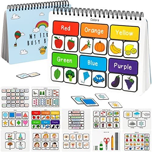 Tinkletots Montessori Preschool Busy Book for Toddlers, Montessori Toys for Toddlers, Autism Sens... | Amazon (US)