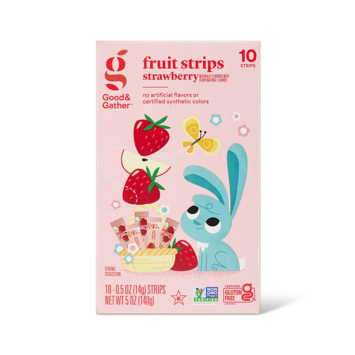 Spring Easter Strawberry Fruit Strip - 10ct - Good & Gather™ | Target