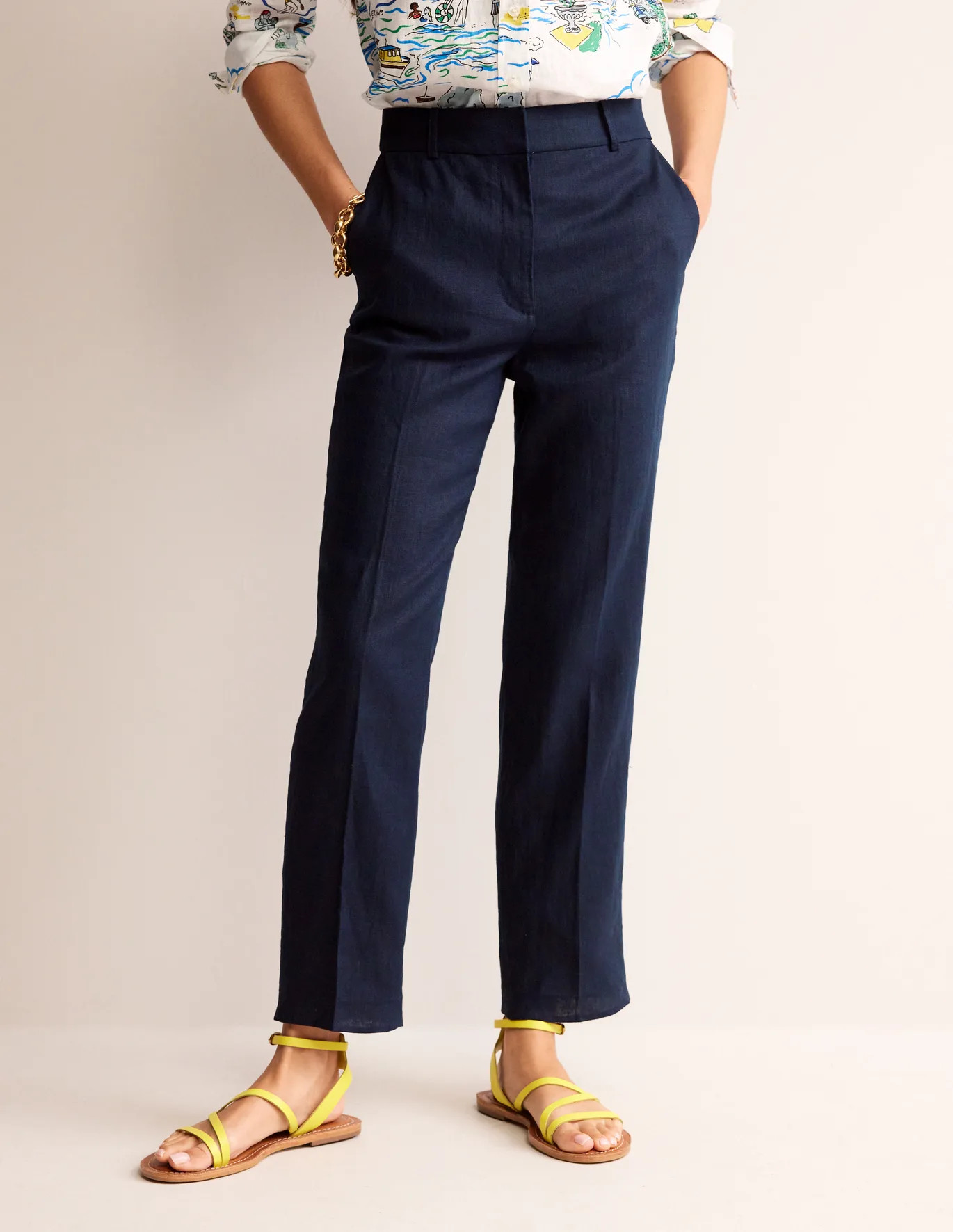 Kew Linen Pants | Boden (US)