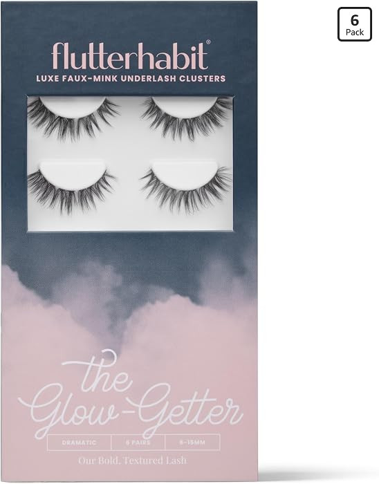 FlutterHabit Glow-Getter (1.0) Lash Clusters for Women, Salon Quality At Home Eyelashes Extension... | Amazon (US)