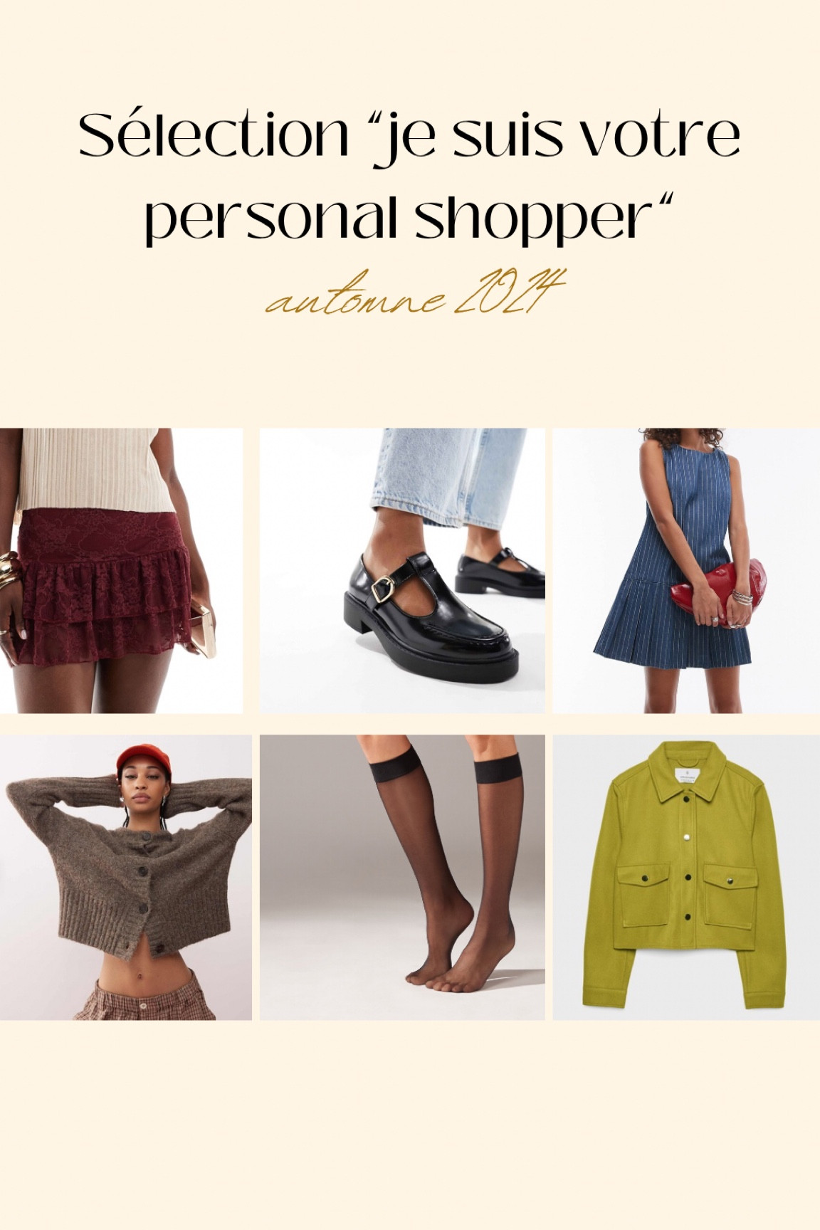 Sélection « je suis votre personal shopper » - automne 2024

#LTKfrance #LTKautumn #LTKstyletip