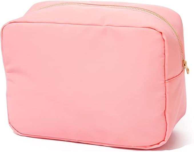 YogoRun UPDATED Super Extral Large Makeup Pouch Bag Travel Cosmetic Bag Pouch Nylon Zipper Pouch ... | Amazon (US)