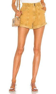 Free People Kaua'i Nights Short in Gold Dust from Revolve.com | Revolve Clothing (Global)