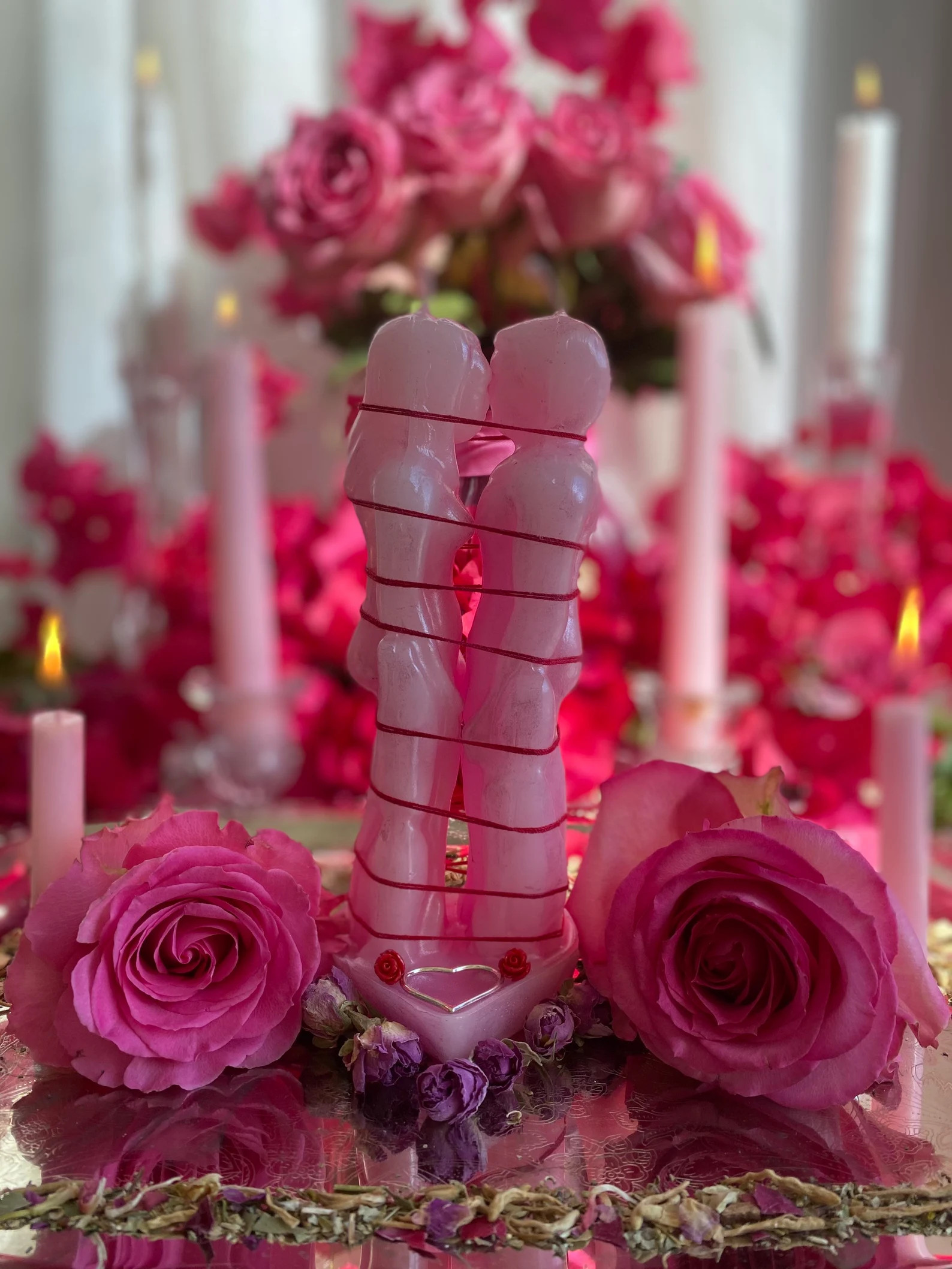 Male and Female Lovers Candle + Adam & Eve + Passion + Binding + Marriage + Friendship + Healing ... | Etsy (US)