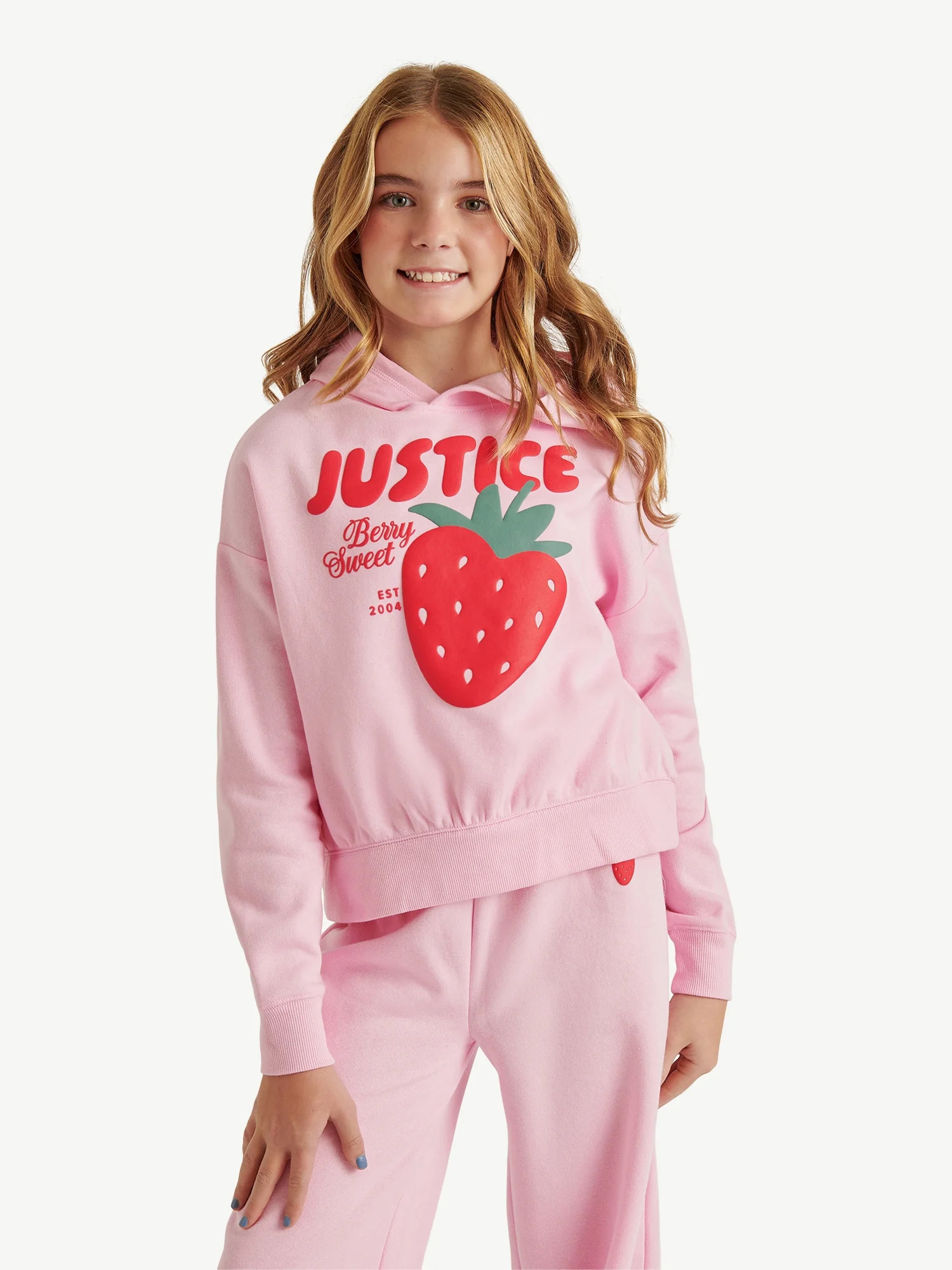 Justice Girl's EDF Active Hoodie, Sizes XS - XLP | Walmart (US)