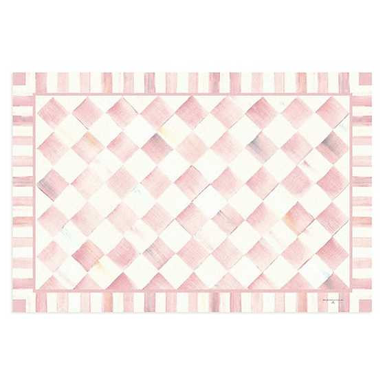 Rosy Check 2' x 3' Floor Mat | MacKenzie-Childs