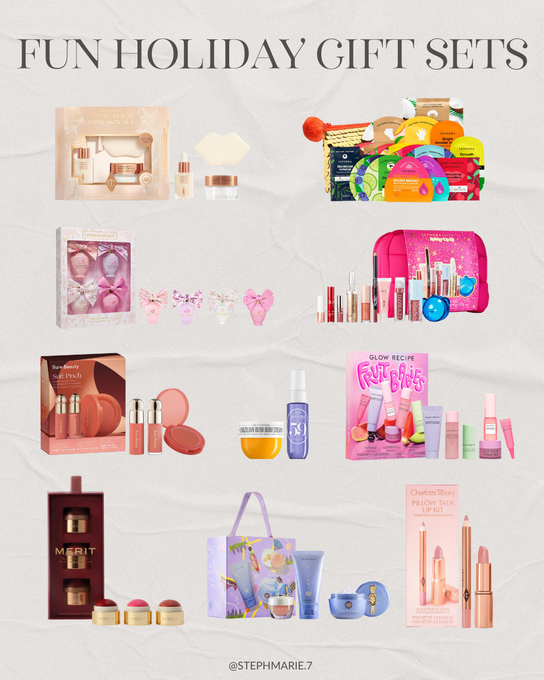 One of my favorite gifts to give during the holidays are gift sets! They're perfect for the beauty lovers in your life and can be broken up for Christmas stockings and add ons to other gifts.  

 #LTKHoliday #LTKBeauty