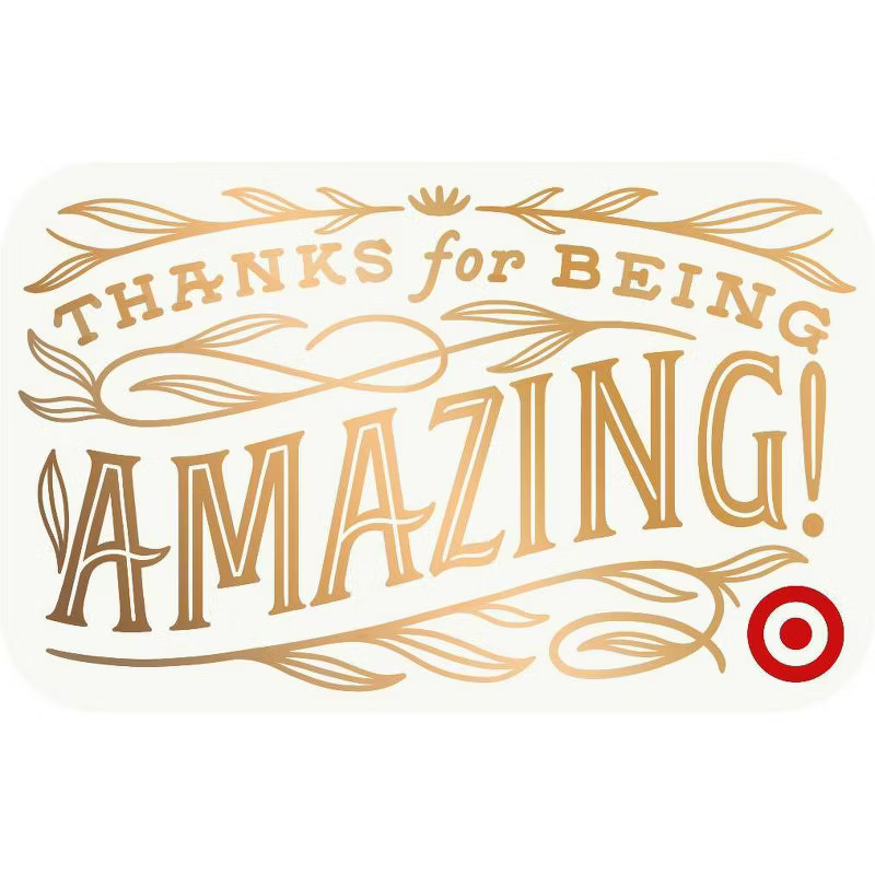 Thanks for Being Amazing Target GiftCard | Target