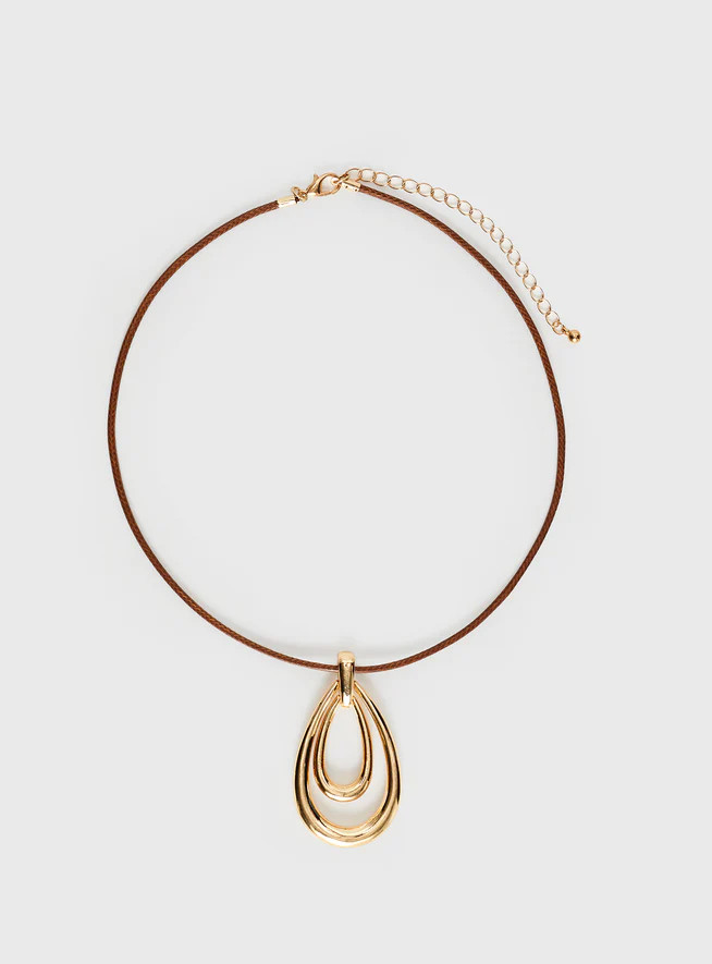 Neroli Necklace Gold / Brown | Princess Polly US