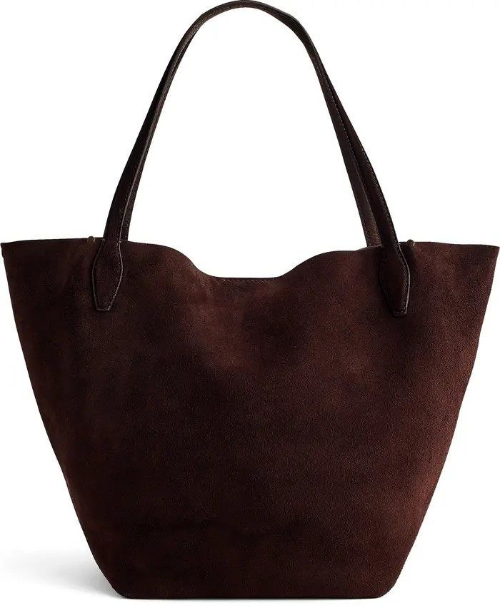 The Oversize Shopper Tote in Soft Grain Suede | Nordstrom