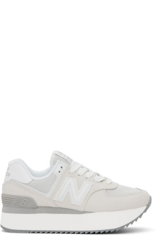 New Balance - Off-White 574+ Sneakers | SSENSE