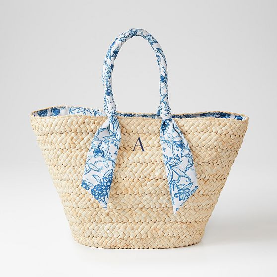 Sanderson Ribbon Wrapped Beach Tote | Mark and Graham