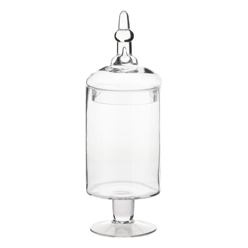 Clear Glass Apothecary Jar, 15" | At Home