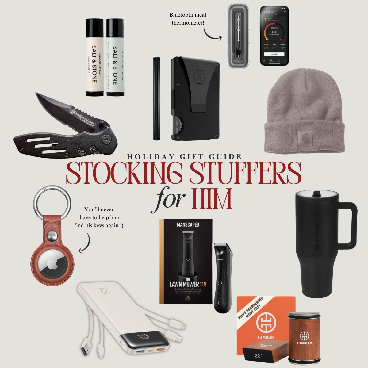 Stocking stuffers for him- all from Amazon!! Don’t wait until the last minute! 

2024 holiday gifts, 2024 holiday gift guide, Christmas gift ideas
2024, 2024 holiday gift, Christmas gifts, Christmas gift guide, Christmas gift idea, holiday gift guides, 2024 Christmas presents, 2024 holiday presents, 2024 holiday gift ideas, xmas gifts, xmas gift, stocking stuffer, stocking stuffers 2024


#LTKFindsUnder100 #LTKHoliday #LTKGiftGuide