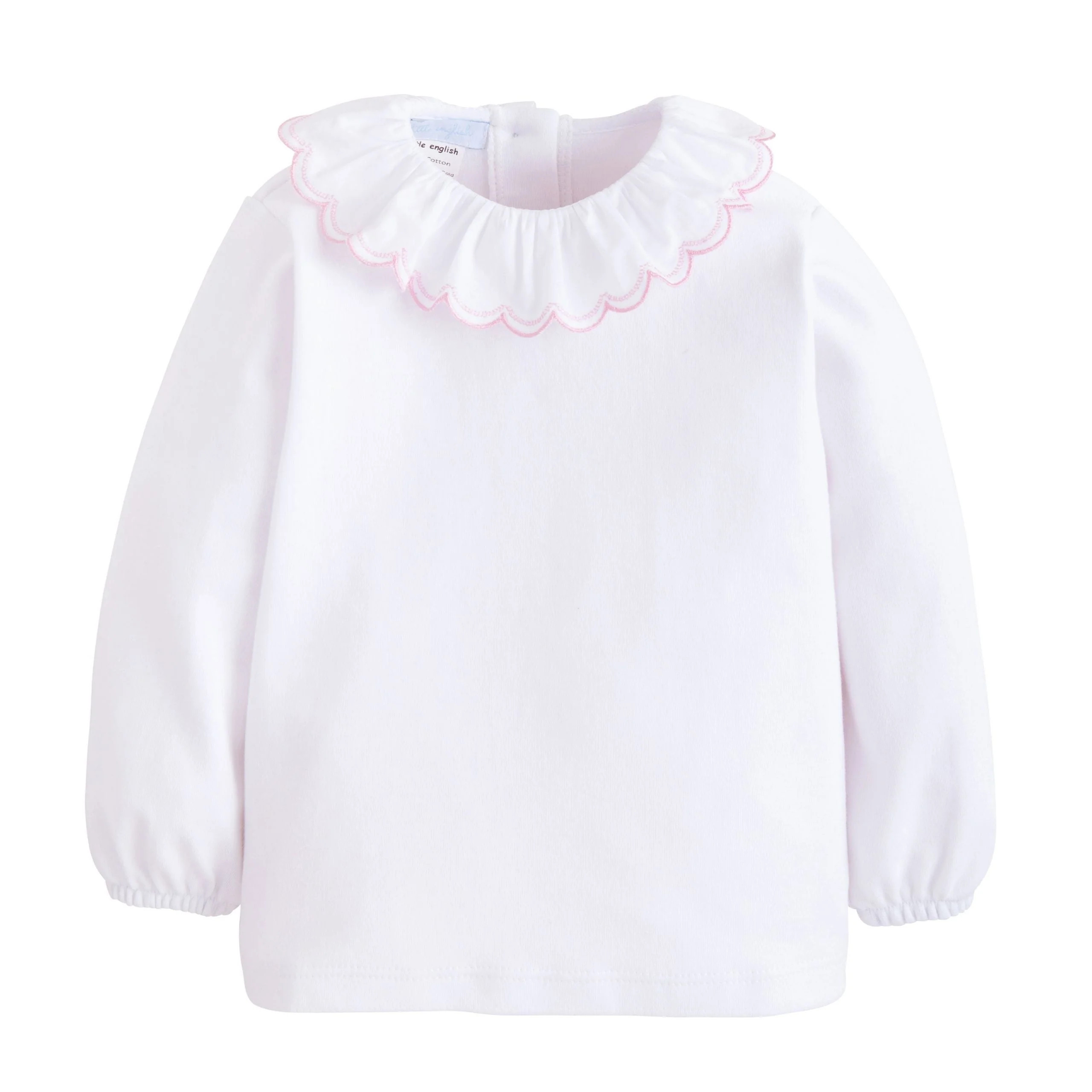 Little Girls Chic Clothing - Girls Ruffle Shirt | Little English