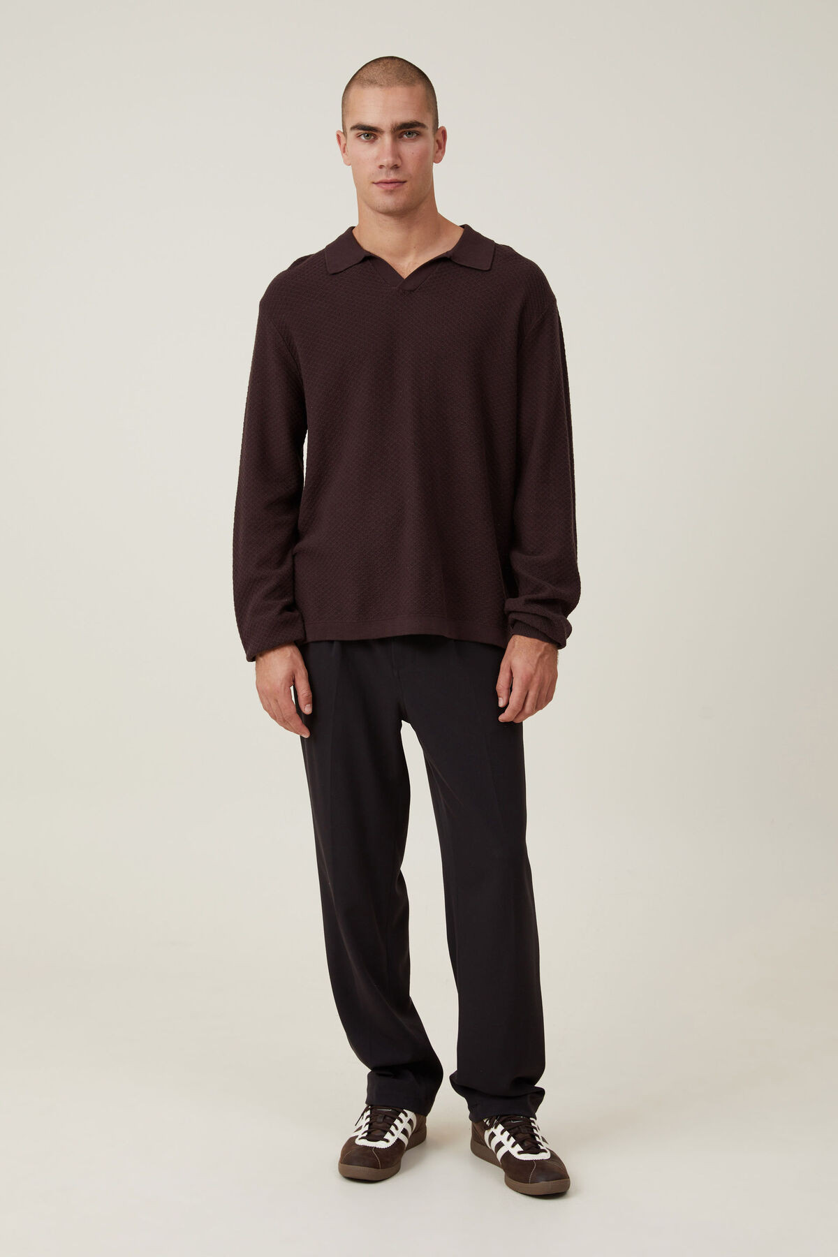 Jimmy Long Sleeve Polo | Cotton On (US)