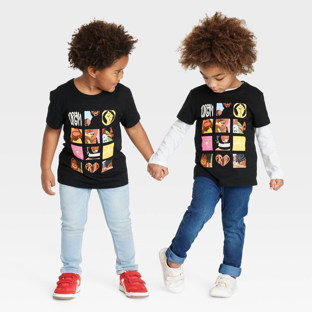 Black History Month Toddler Short Sleeve HBCU Icon T-Shirt - Black | Target