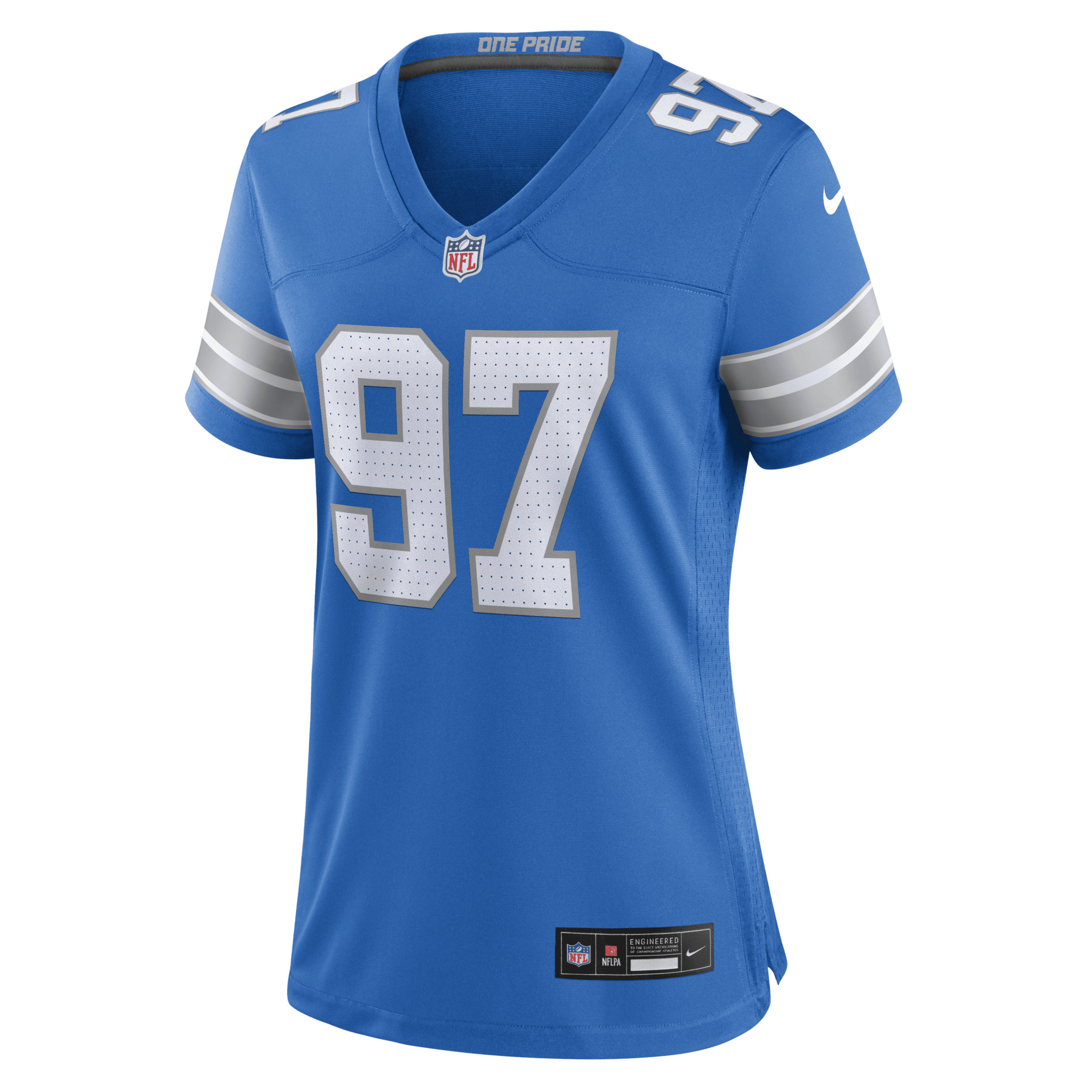 Aidan Hutchinson Detroit Lions Nike Women's NFL Game Football Jersey in Blue | 67NW0B9K9JF-DE0 | Nike (US)