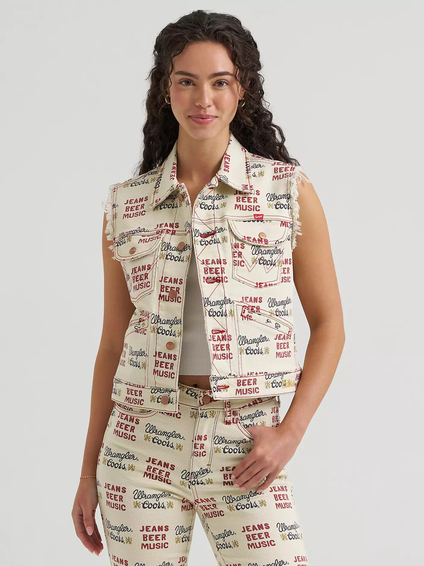Wrangler x Coors Women's Printed Vest | Wrangler
