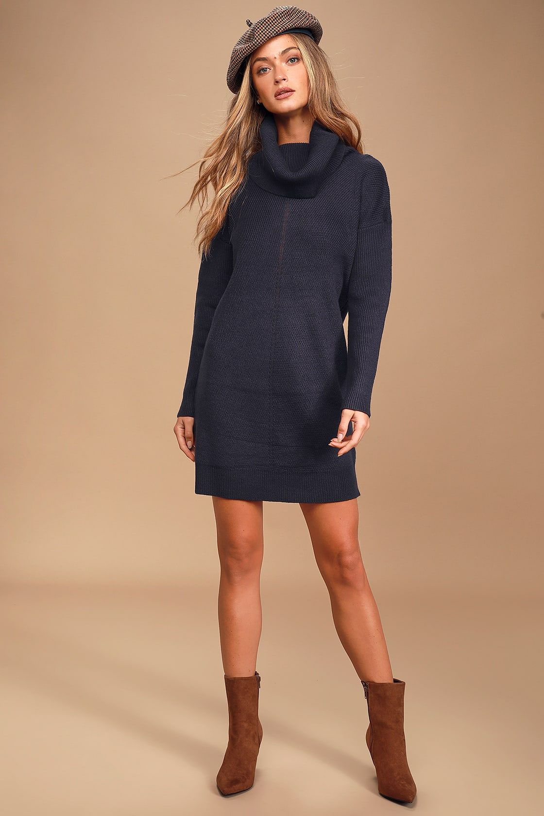 Tea Reader Navy Blue Sweater Dress | Lulus (US)