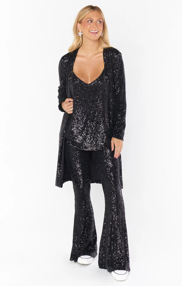 Mercury Bells Short ~ Midnight Glitz Sequins | Show Me Your Mumu