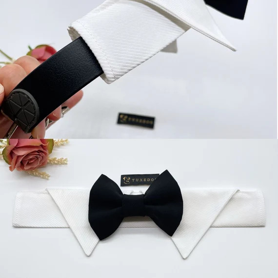 Dog Wedding TUXEDO SLIP ON - Etsy | Etsy (US)