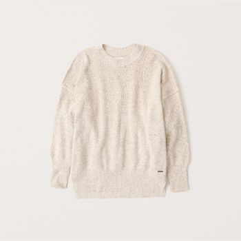 Oversized Chenille Sweater | Abercrombie & Fitch (US)