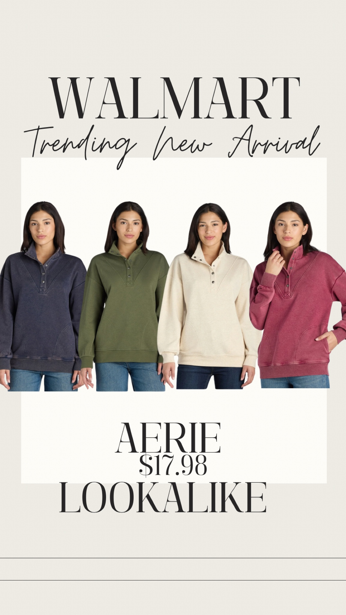 The popular Henley pullover sweatshirt is back again this year in a new twist! I’m loving these colors & that price!!! 🔗 These sold out so quick last year. 

#LTKFindsUnder50 #LTKStyleTip #LTKBacktoSchool