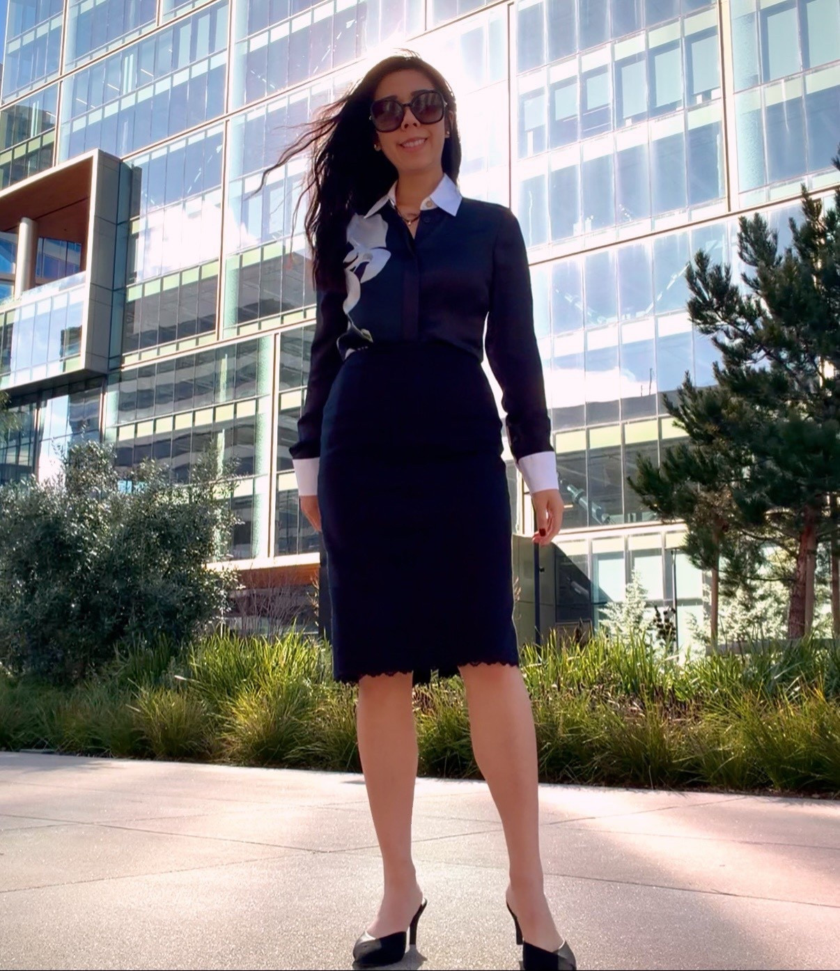 I wore my contrast collar and cuff top to kick start the year; this executive top with an orchid is the same one I’m wearing in my LinkedIn picture! Instead of wearing it with a leather pencil skirt, I paired it with a midnight blue with red wool plaid midi skirt. Since in office days are typically long, I opted for my suede and leather mules for comfort!

#ootd #pencilskirt #silktop #woolskirt #plaidskirt #businesscasual #corporate #9to5

#LTKWorkwear #LTKSaleAlert #LTKPetite