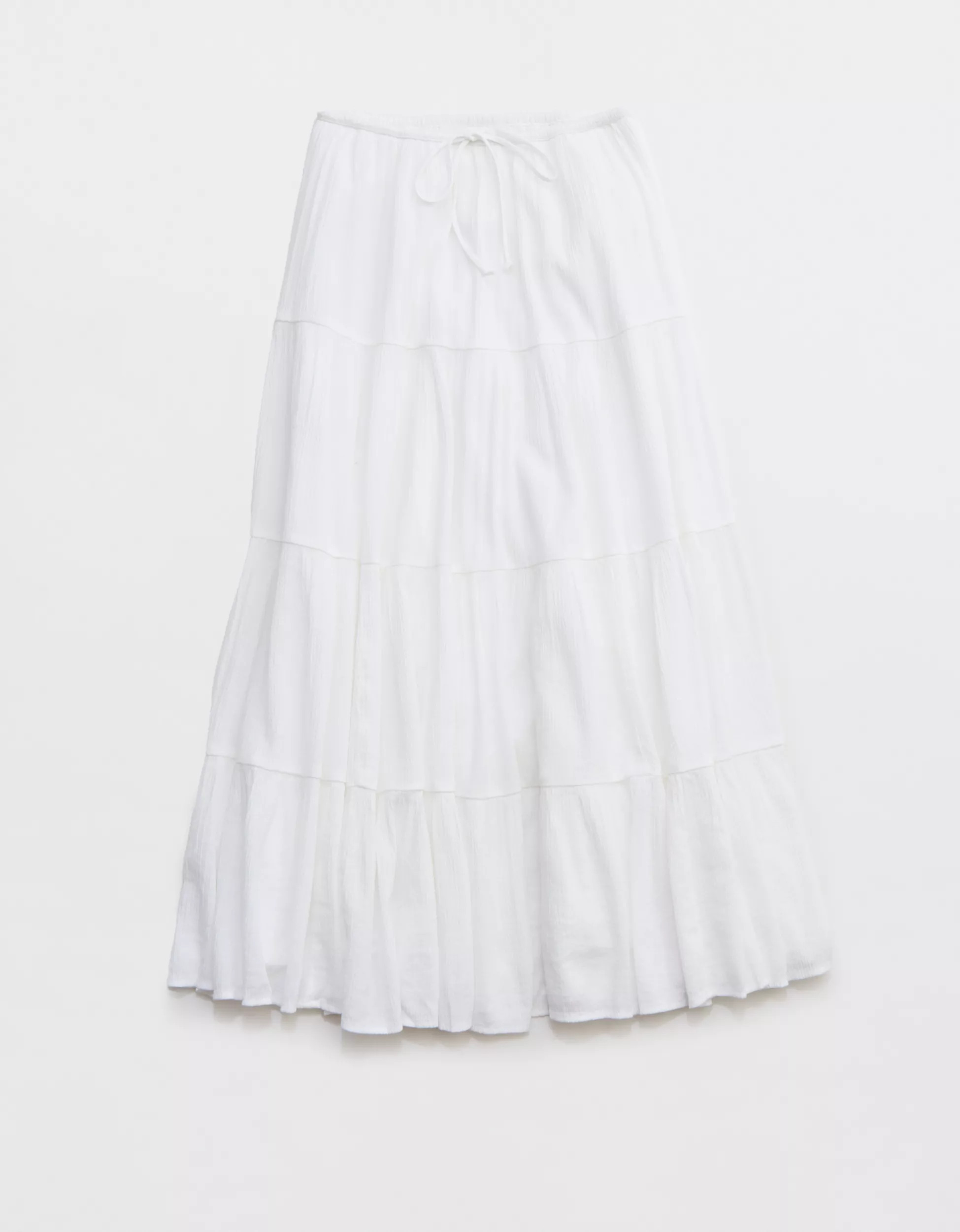 Aerie Beach Club Tiered Maxi Skirt | Aerie